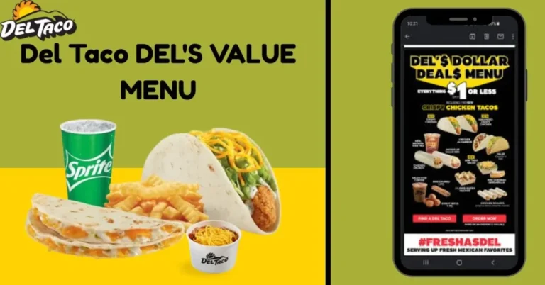 Del Taco Value Menu
