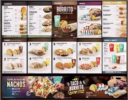 Taco Bell Menu