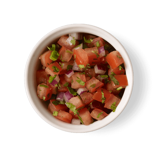 FRESH TOMATO SALSA
Mild
25 cal
