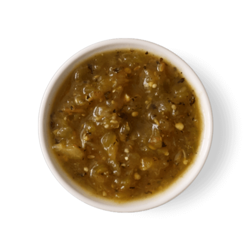 TOMATILLO-GREEN CHILI SALSA
Medium
15 cal

