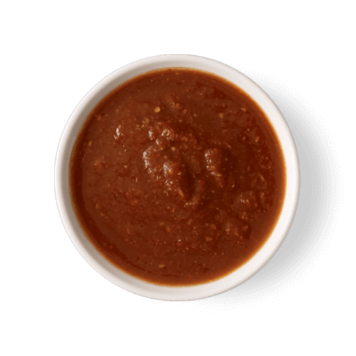 TOMATILLO-RED CHILI SALSA
Hot
30 cal
