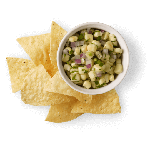CHIPS & ROASTED CHILI-CORN SALSA
Medium
$2.75 620 cal


